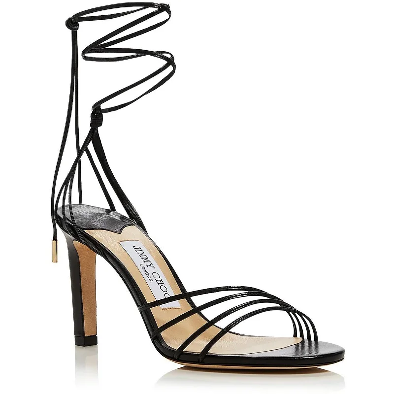 Stylish Open Toe Heels for Summer--Jimmy Choo Womens Anita  Leather Open toe Pumps