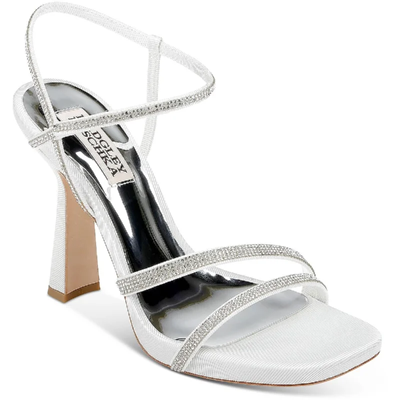 Badgley Mischka Womens Urbana Leather Strappy Pumps---Affordable Strappy Platform Heels with Premium Quality