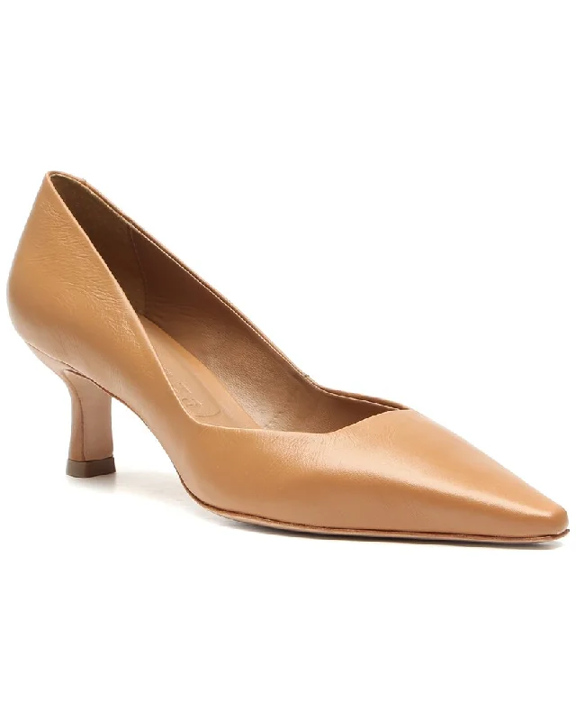 Vicenza Japao Leather Scarpin---Comfortable Leather Pumps for Office and Everyday Wear