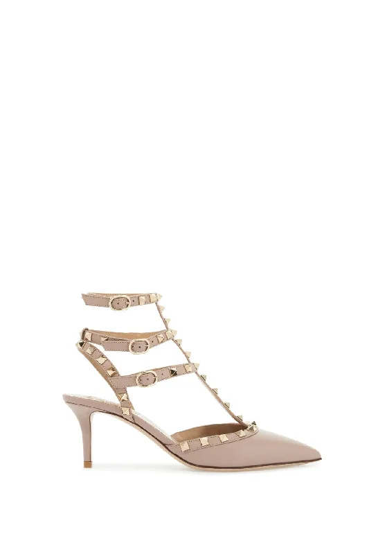 Versatile Heeled Sandals for Any Occasion---Valentino Garavani Rockstud Slingback Pumps