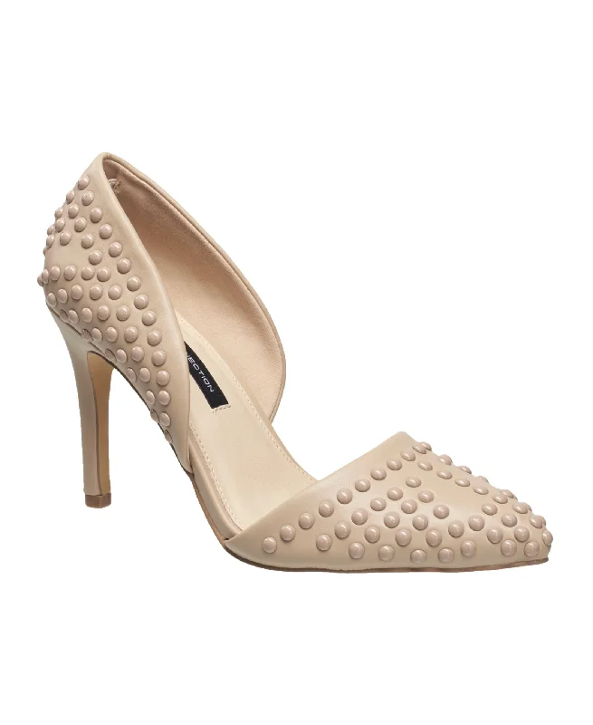 Versatile Heeled Sandals for Any Occasion---French Connection Women's Forever Studded Pump