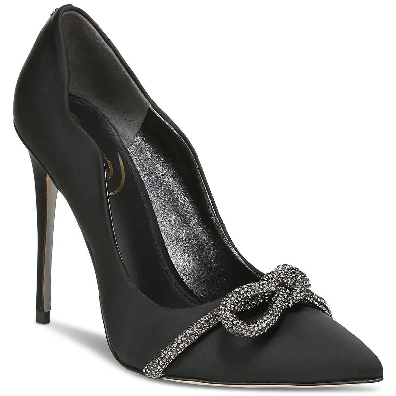 Sam Edelman Womens Deela Scalloped Embellished Pumps---Chic Embellished Pumps for a Glamorous Look