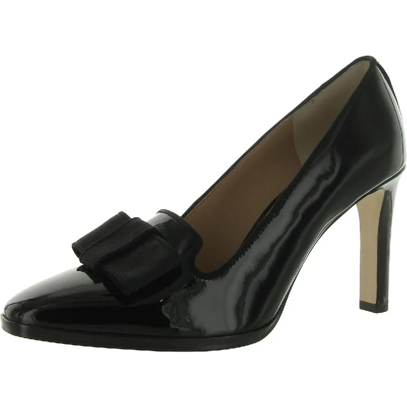 Sleek and Shiny Patent Pump Heels for a Polished Look--Lauren Ralph Lauren Womens CORAH Patent leather Pointed toe Pumps