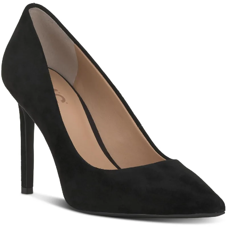 Affordable Suede Ankle Pumps for All-Day Wear--INC Womens Slania Suede Comfort Pumps