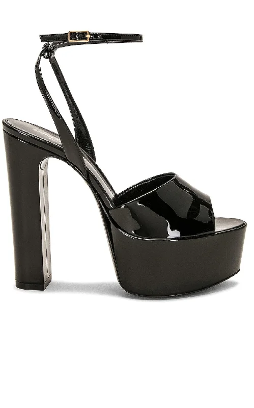 Trendy Peep Toe Platform Heels Crafted from Genuine Leather--Jodie Peep Toe Platform Heels Pump