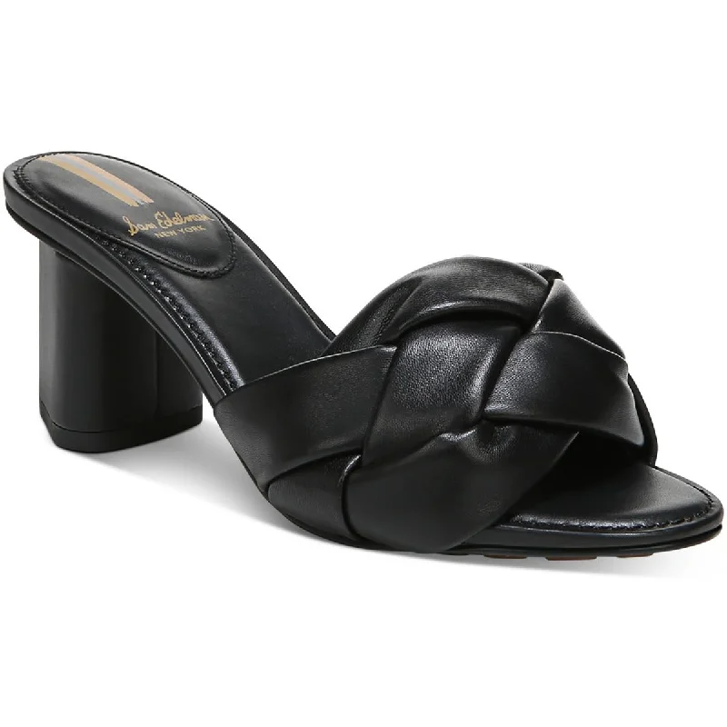 Stylish Slip-On Pumps for Quick Elegance---Oaklie Womens Leather Slip On Heels