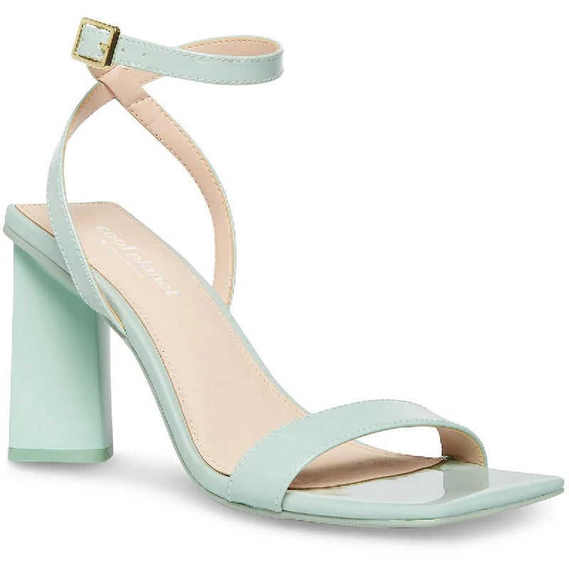 Stylish Ankle Strap Heels for Women--Cool Planet by Steve Madden Womens Sculptd Ankle Strap Buckle Block Heels