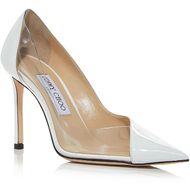 Versatile Heeled Sandals for Any Occasion---Jimmy Choo Womens Cass 95 Colorblock Slip-On Pumps