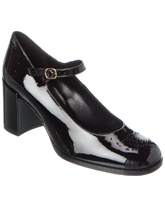 Sleek and Shiny Patent Pump Heels for a Polished Look--Celine Triomphe Patent Pump