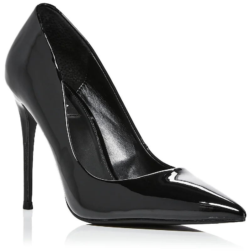 Sleek and Shiny Patent Pump Heels for a Polished Look--Aqua Womens BRIT Patent Pointed Toe Pumps