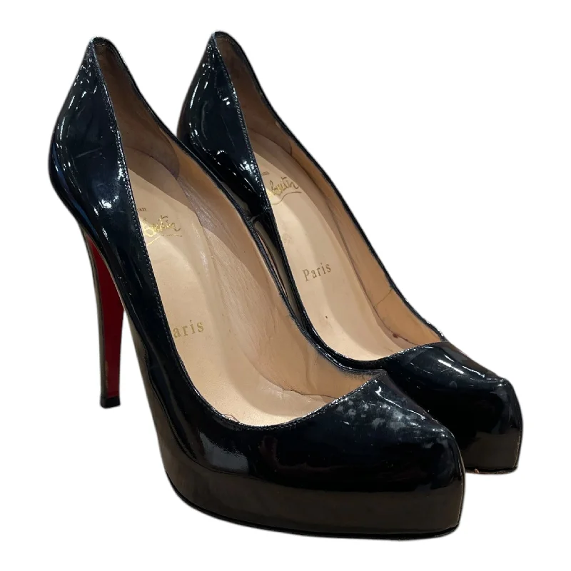 Christian Louboutin/Heels/EU 36.5/Leather/BLK/---Comfortable Leather Pumps for Office and Everyday Wear