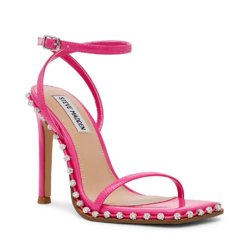 Versatile Dress Heels for Formal and Casual Wear---ZELLE FLAMINGO PINK