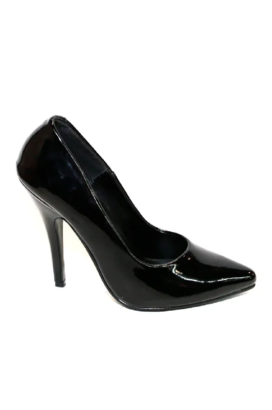 Sleek and Shiny Patent Pump Heels for a Polished Look--Patent Seduce Heel