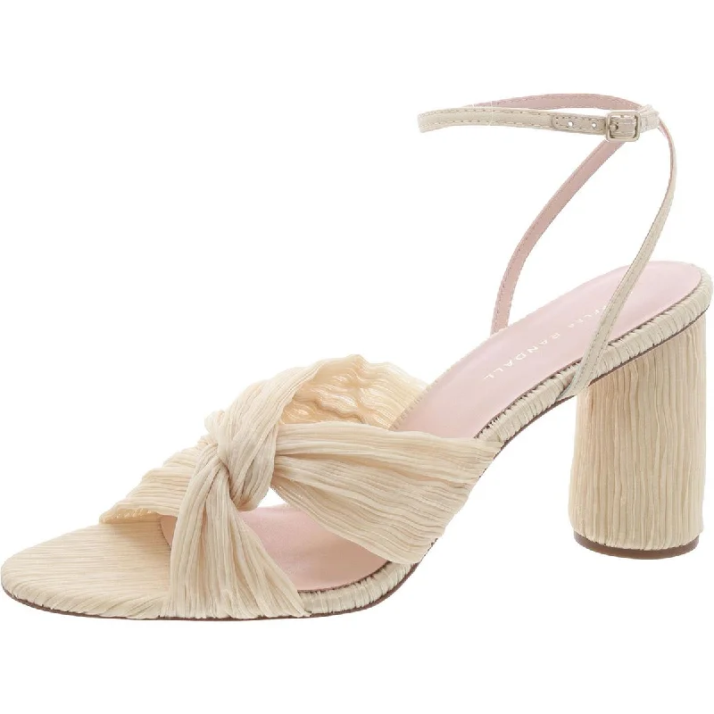 Stylish Ankle Strap Heels for Women--Loeffler Randall Womens Crinkled Open Toe Ankle Strap