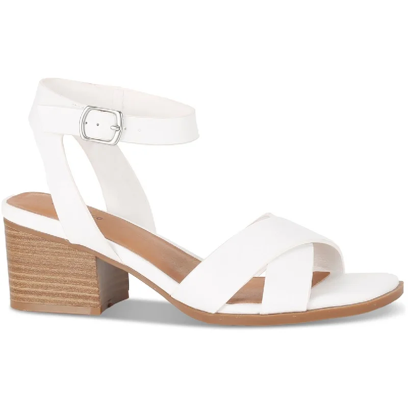 Stylish Ankle Strap Heels for Women--Style & Co. Womens SHELBYY Ankle strap Dressy Block Heel