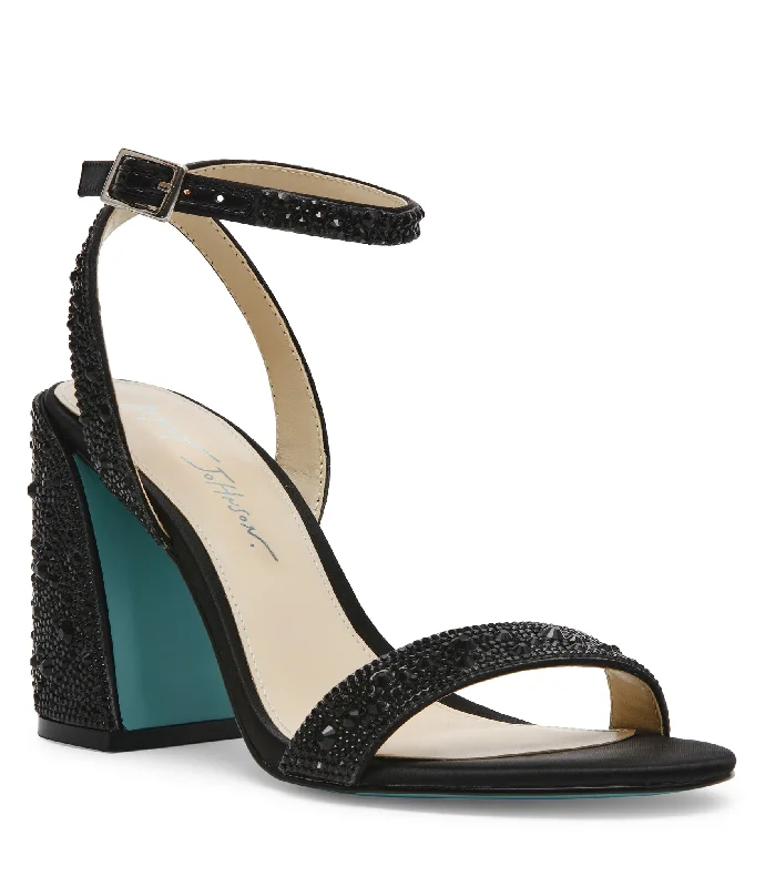 SB-JET BLACK---Fashionable Kitten Heels for Date Night