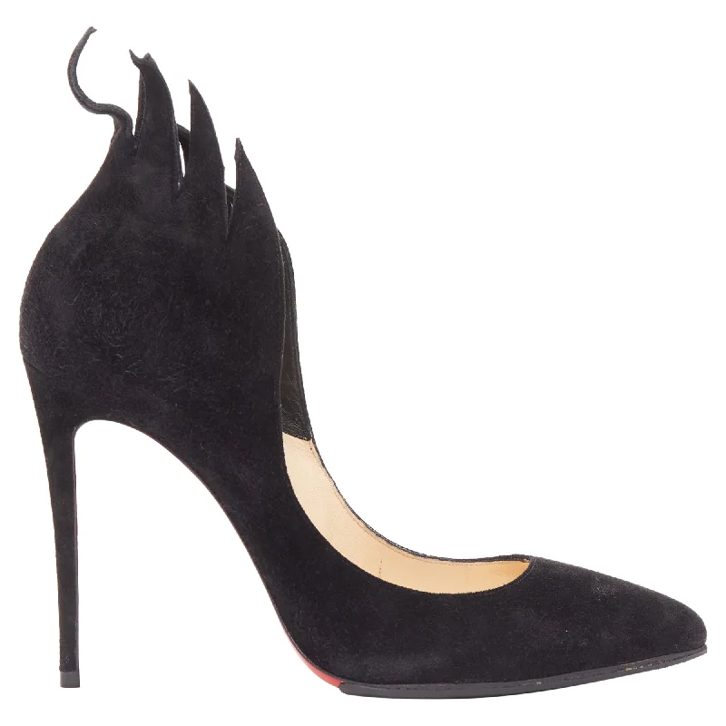 Affordable Suede Ankle Pumps for All-Day Wear--Christian Louboutin Victorina suede stiletto pigalle pump