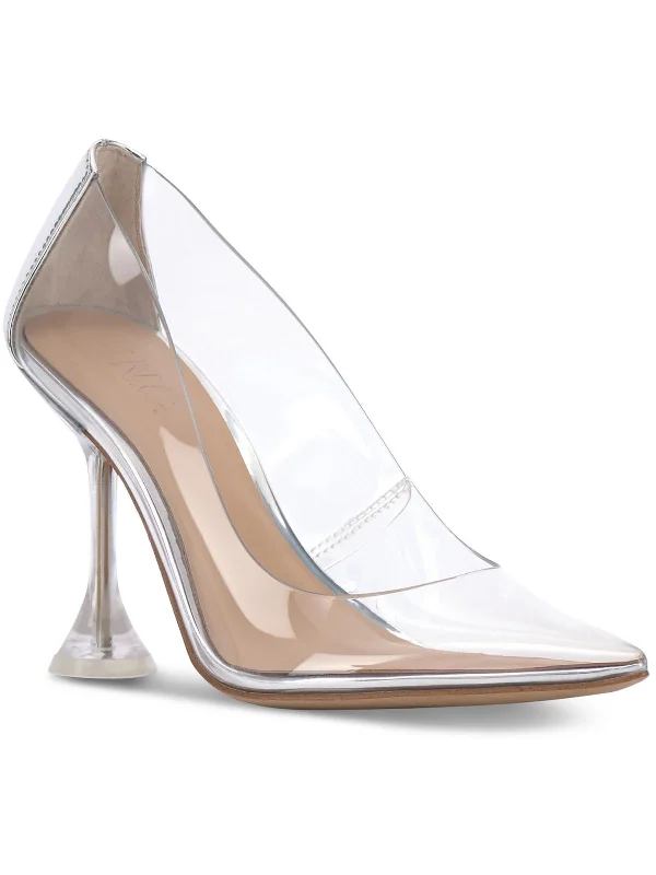 Stiletto Heel Pumps with Perfect Fit--Womens Clear Pointed Toe Pumps-Fashionable & Classic