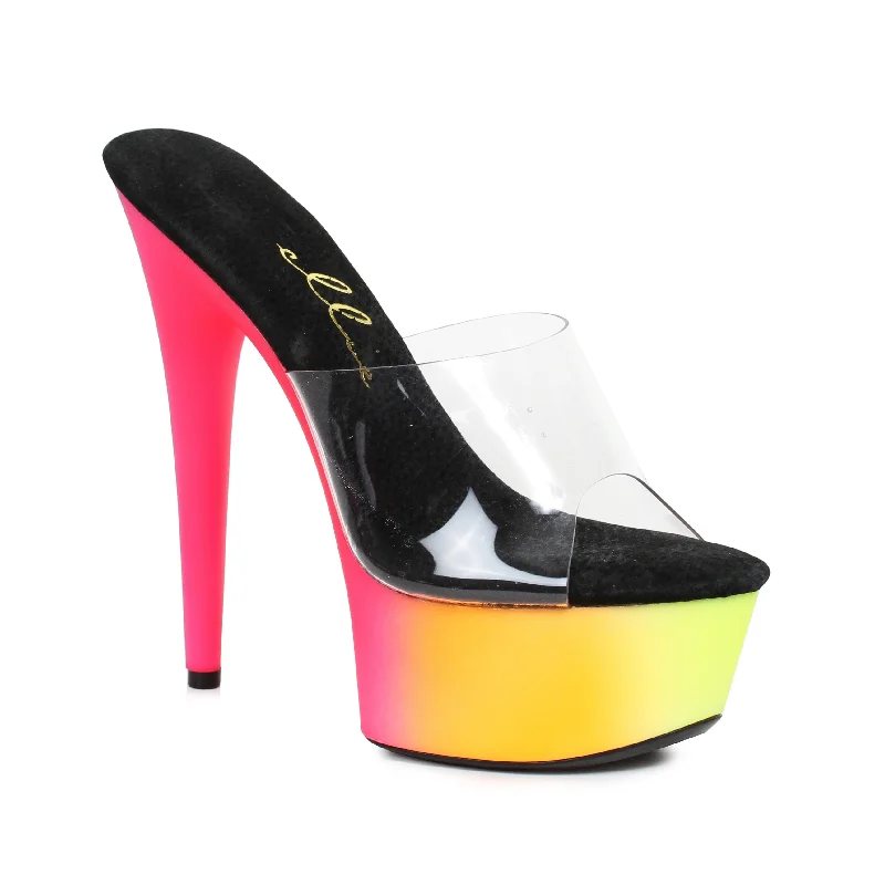 Stiletto Heel Pumps with Perfect Fit--609-Sherbert-Fashionable & Classic