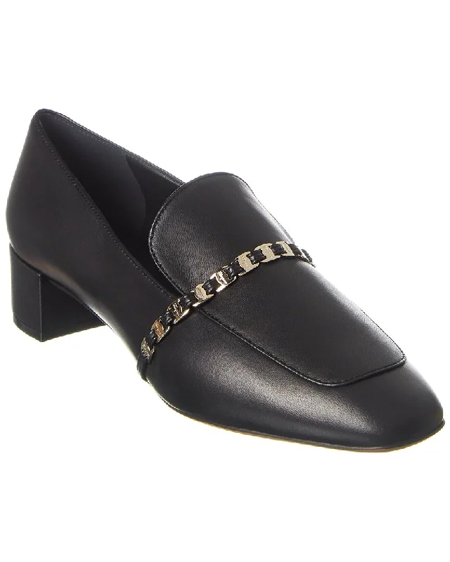 Ferragamo Tilos Leather Pump---Comfortable Leather Pumps for Office and Everyday Wear