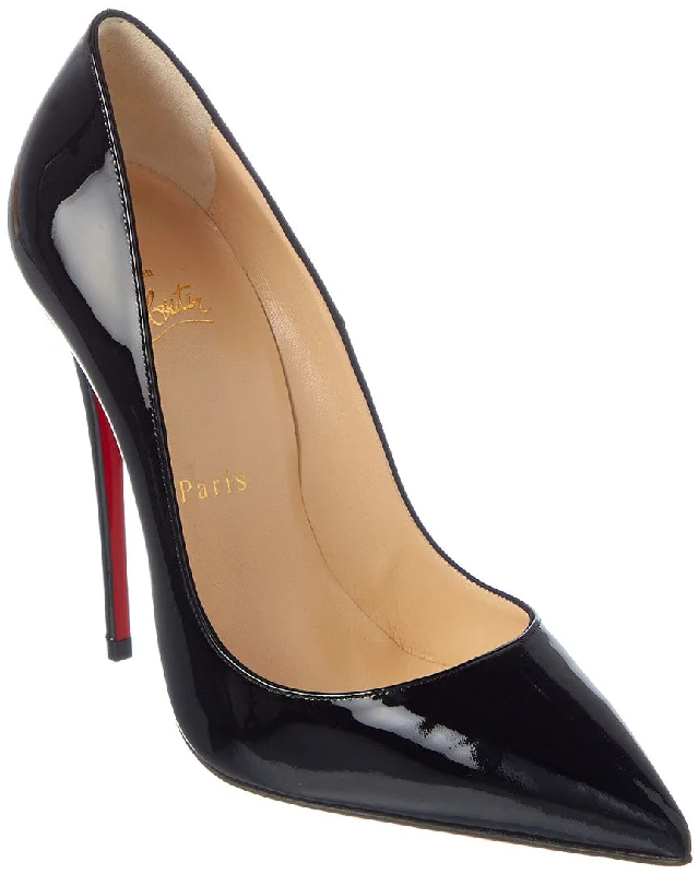 Sleek and Shiny Patent Pump Heels for a Polished Look--Christian Louboutin So Kate 120 Patent Pump