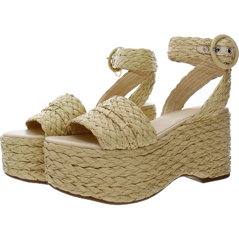 Versatile Heeled Sandals for Any Occasion---Marc Fisher LTD Womens Marcell Slingback Buckle Espadrille Heels