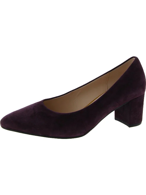 Affordable Suede Ankle Pumps for All-Day Wear--Womens Suede Dress Pumps