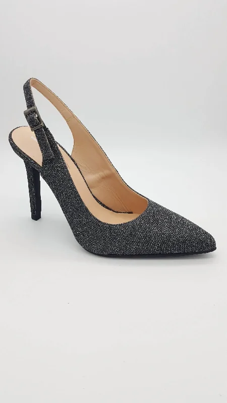 Dunkeld Dress Pumps In Grey---Elegant Evening Heels for Weddings and Parties