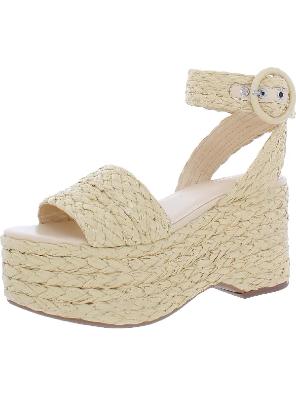 Versatile Heeled Sandals for Any Occasion---Marcell Womens Slingback Buckle Espadrille Heels