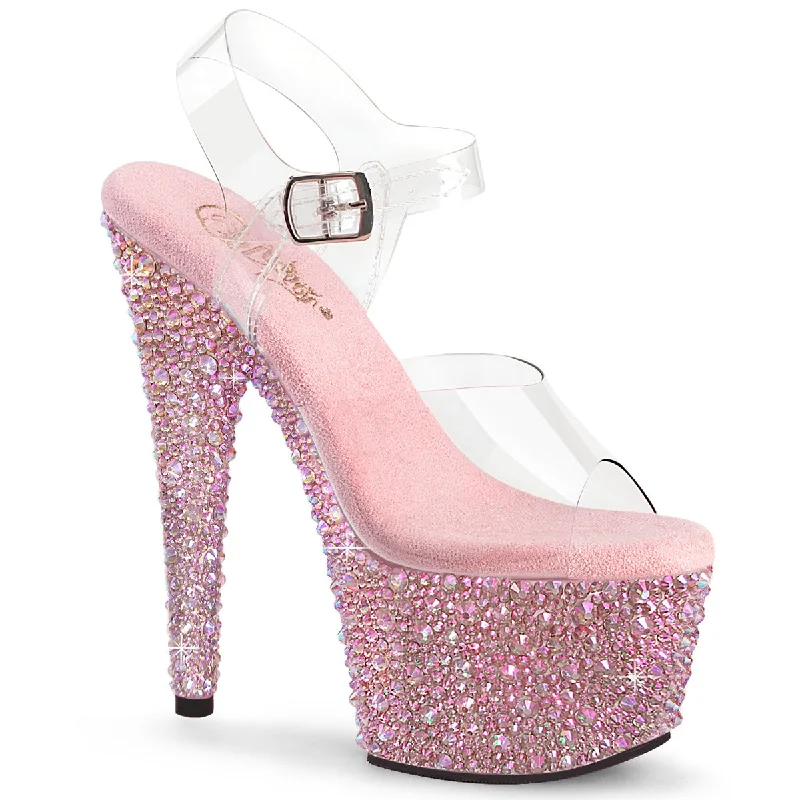 Stiletto Heel Pumps with Perfect Fit--Bejeweled 708MS-Fashionable & Classic