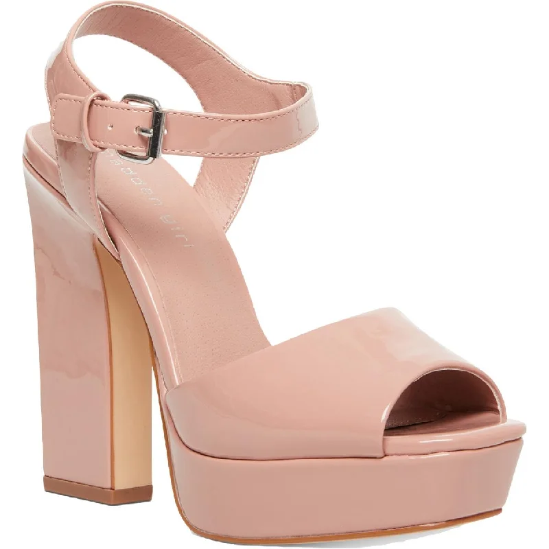 Stylish Open Toe Heels for Summer--Madden Girl Womens Bambi Open Toe Platform Heels