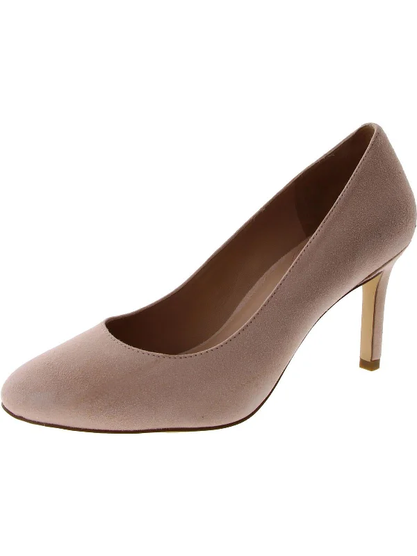 Affordable Suede Ankle Pumps for All-Day Wear--Gabbie Womens Faux Suede Pumps