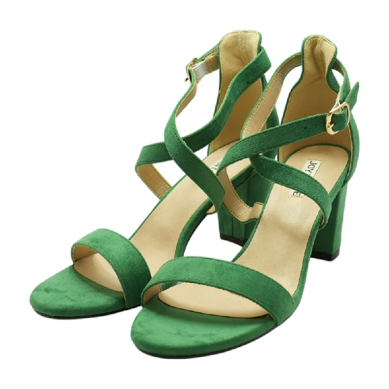 Versatile Heeled Sandals for Any Occasion---Green Pump Heels