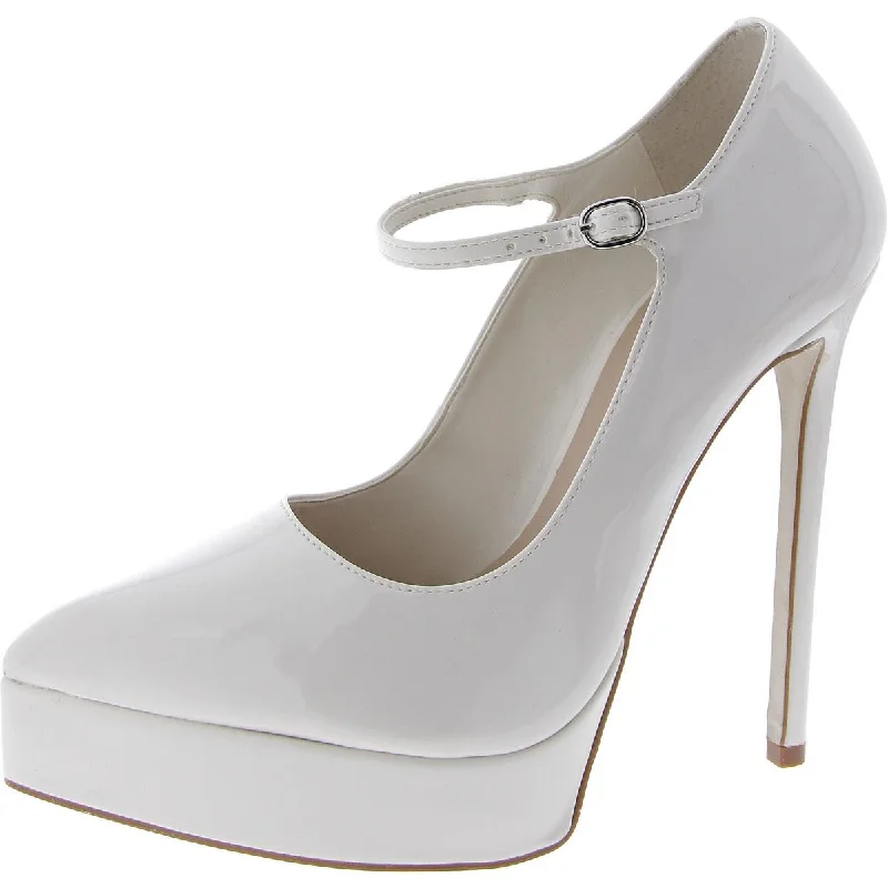 Sleek and Shiny Patent Pump Heels for a Polished Look--Steve Madden Womens Masie Patent Pointed Toe Platform Heels