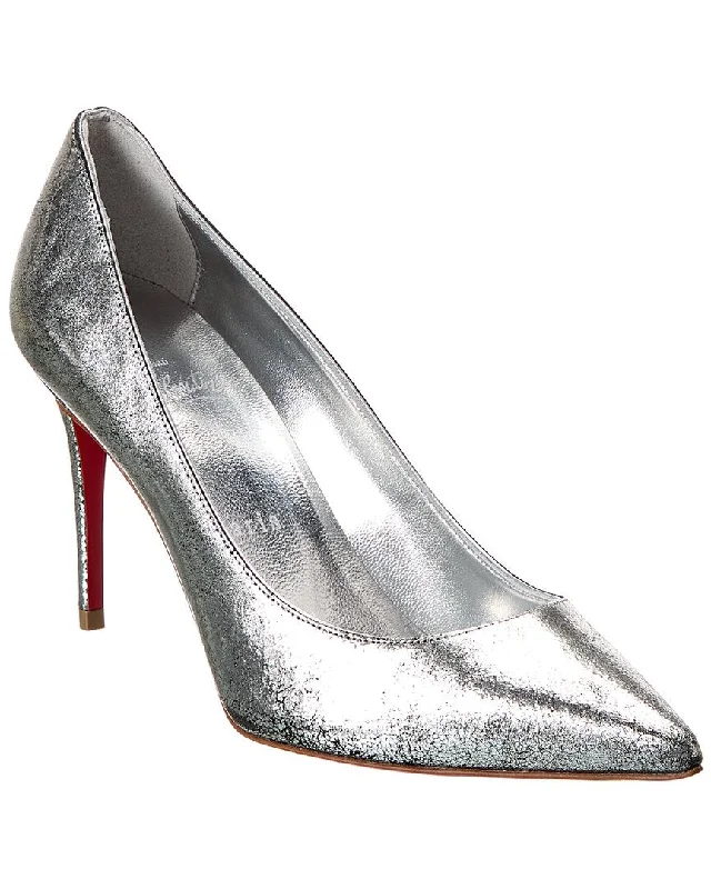 Christian Louboutin Kate 85 Leather Pump---Comfortable Leather Pumps for Office and Everyday Wear