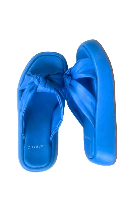 Stylish Platform Heels for Extra Height--Anaya Platform In Blue