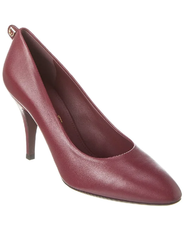 Ferragamo Judy Leather Pump---Comfortable Leather Pumps for Office and Everyday Wear