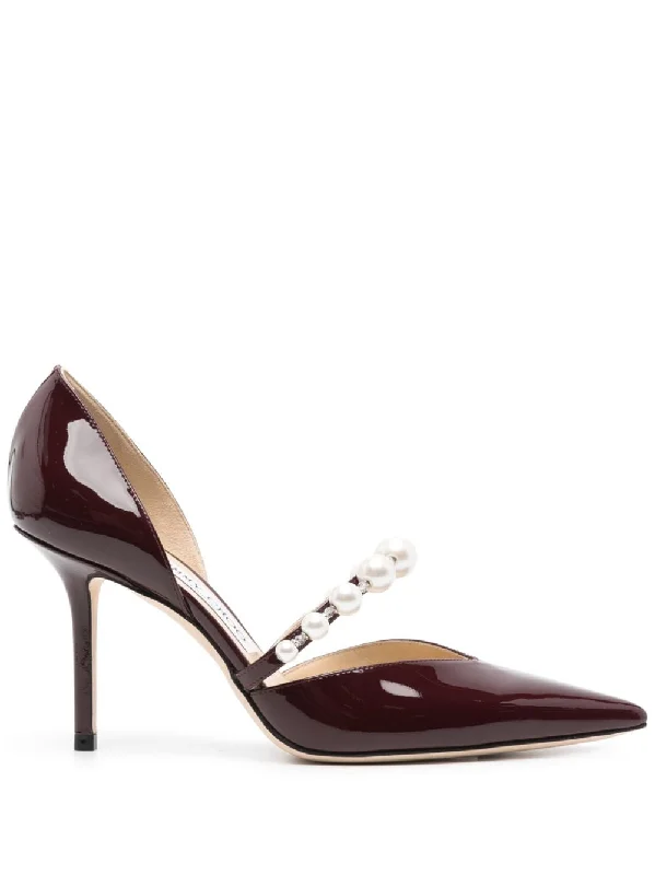 Versatile Heeled Sandals for Any Occasion---Jimmy Choo Women's With Heel Bordeaux