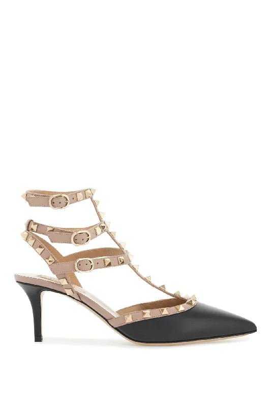 Versatile Heeled Sandals for Any Occasion---Valentino Garavani Rockstud Slingback Pumps