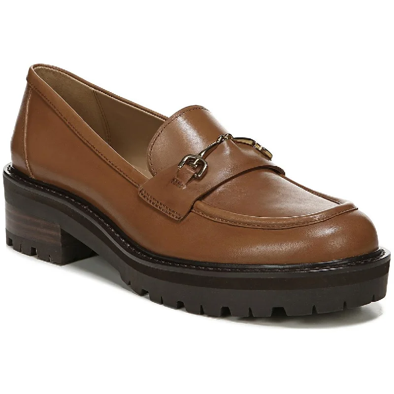 Trendy Chunky Heel Pumps for Casual Wear--Sam Edelman Womens Tully Leather Slip On Loafer Heels