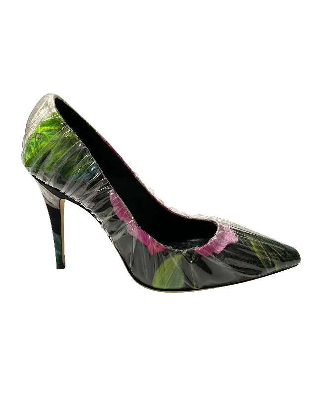 Versatile Heeled Sandals for Any Occasion---Jimmy Choo x Off-white Anne 100 Pumps in Multicolor Fabric