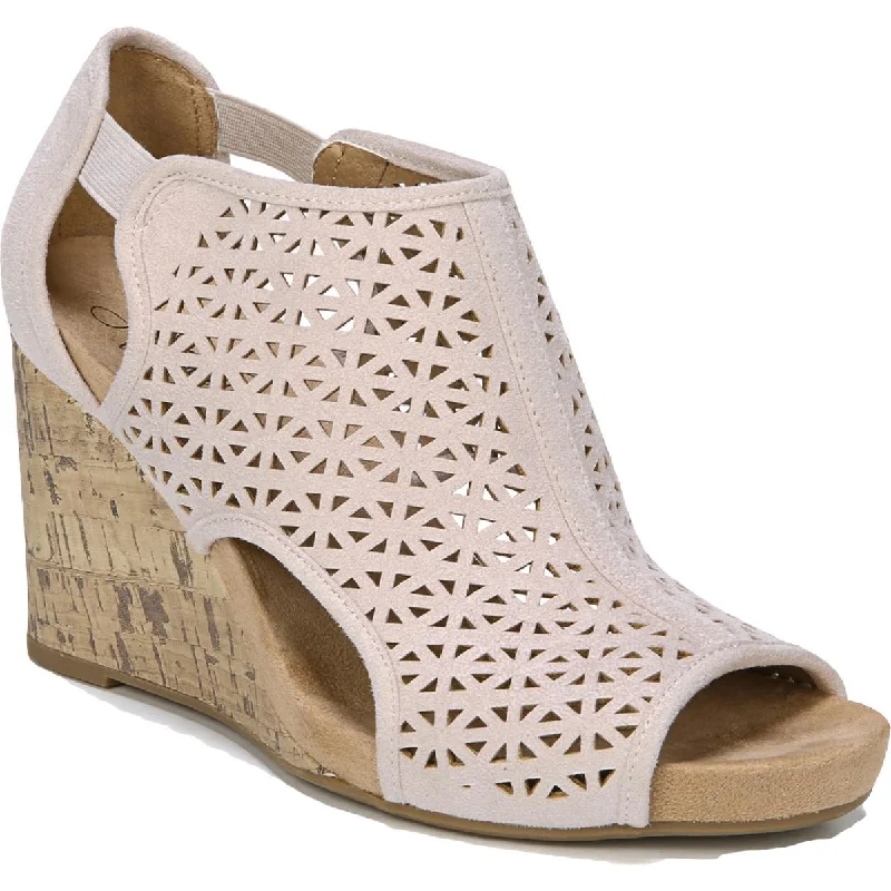 Versatile Heeled Sandals for Any Occasion---Hinx 2 Womens Cut-Out Wedge Heels