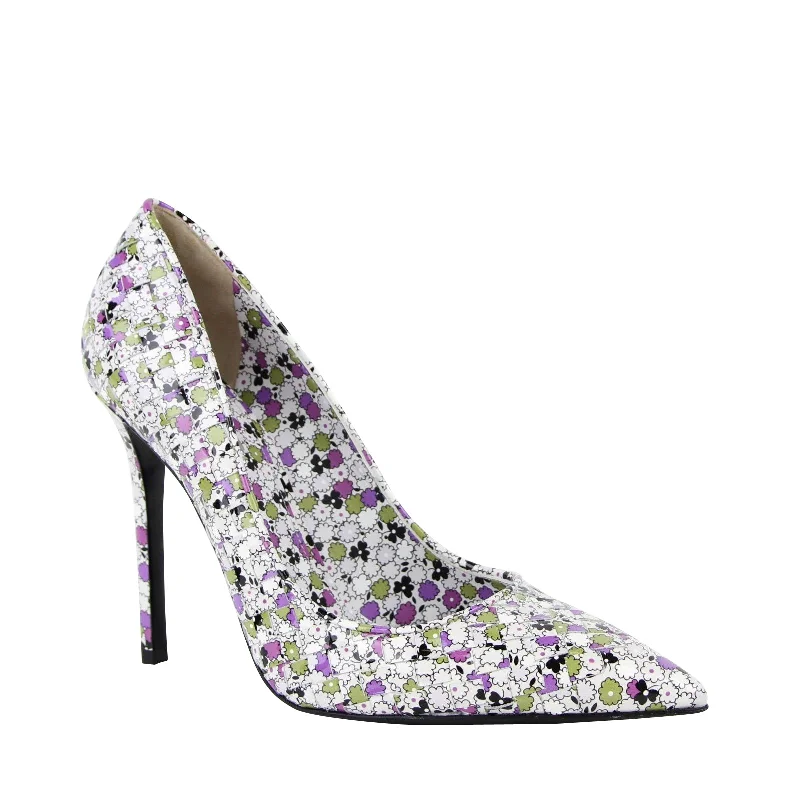 Bottega Veneta Women's  Floral Woven Leather Heels---Comfortable Leather Pumps for Office and Everyday Wear