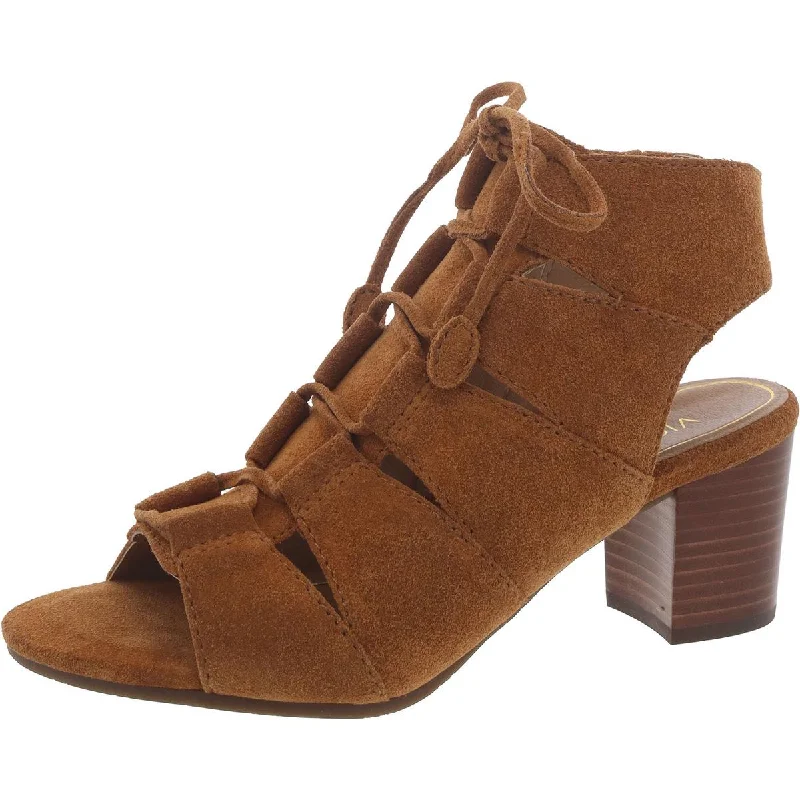 Trendy Peep Toe Platform Heels Crafted from Genuine Leather--328 Bristol Womens Suede Peep Toe Heels