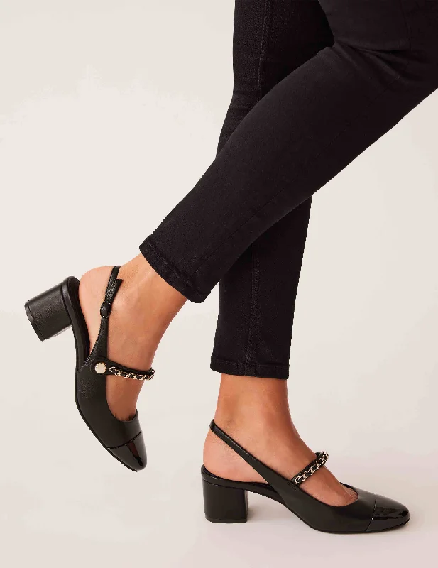 Stiletto Heel Pumps with Perfect Fit--Padova Block Heel-Fashionable & Classic