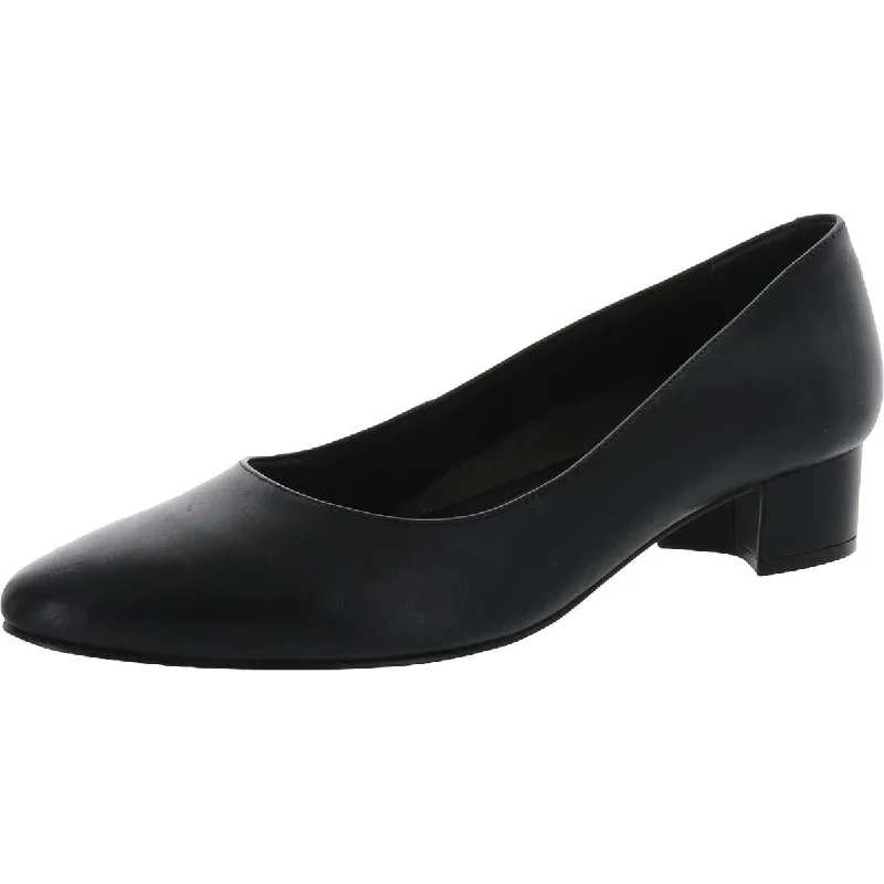 Stylish Slip-On Pumps for Quick Elegance---Walking Cradles Womens Heidi Leather Slip On Pumps