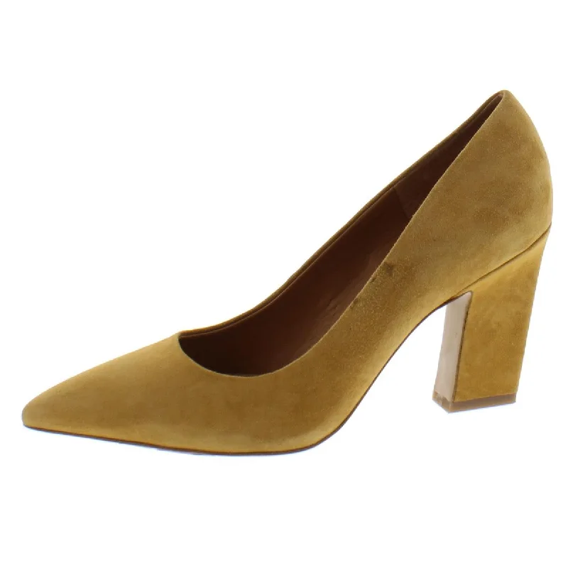 Affordable Suede Ankle Pumps for All-Day Wear--Sarto Franco Sarto Womens Sasha Suede Pointed Toe Dress Pumps