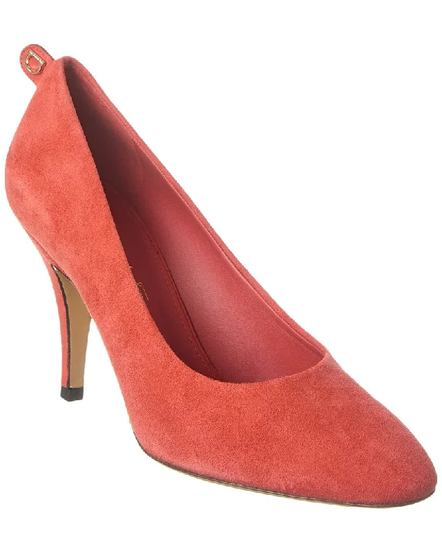 Affordable Suede Ankle Pumps for All-Day Wear--Ferragamo Judy Suede Pump