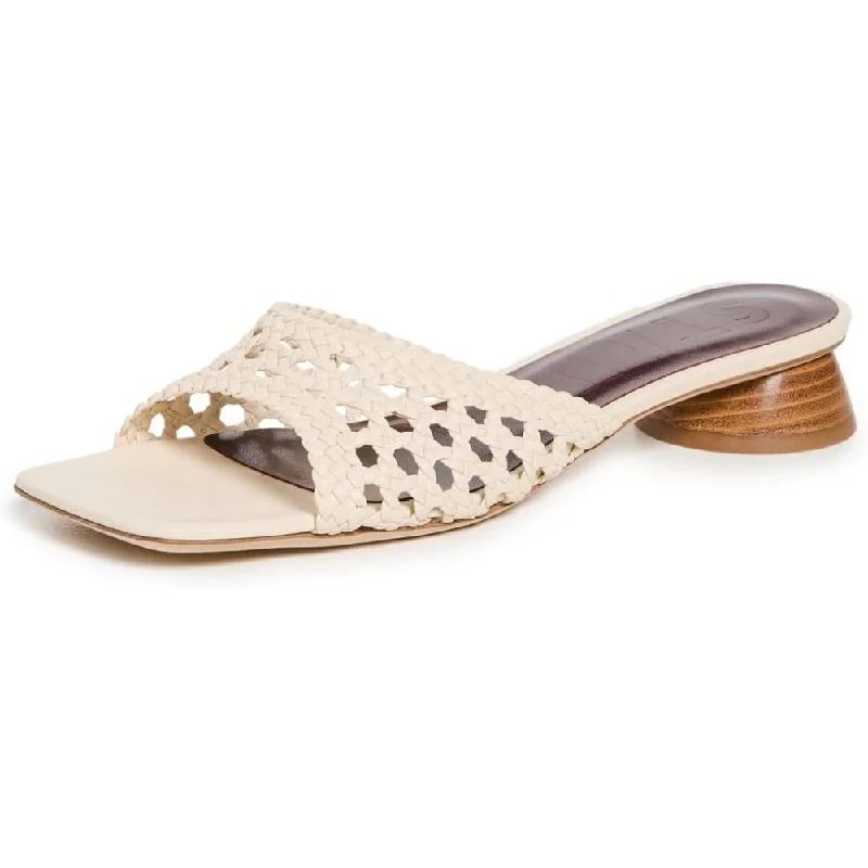 Versatile Heeled Sandals for Any Occasion---STAUD Women's Simone Crochet Heels, Cream