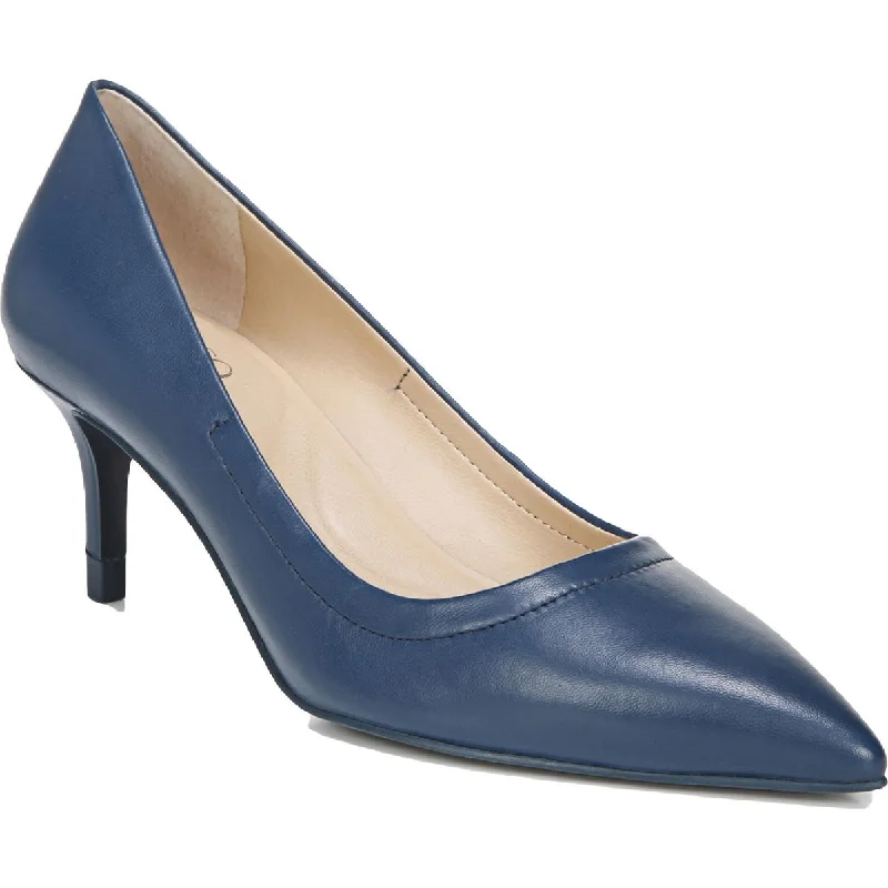 Franco Sarto Womens Trolley Leather Stilleto Pumps---Comfortable Leather Pumps for Office and Everyday Wear